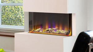 Celsi Electriflame VR 750 Built In 3-2-1 Sided Glass Electric Fire - ExpertFires