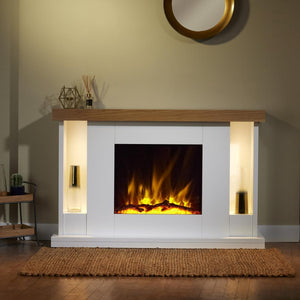 Flametek Williamsburg Electric Fireplace Suite - ExpertFires