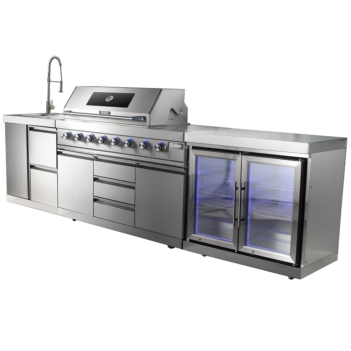 Stainless steel outdoor kitchen hotsell