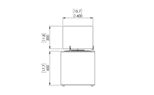 EcoSmart Fire - Free standing - Pop 8L