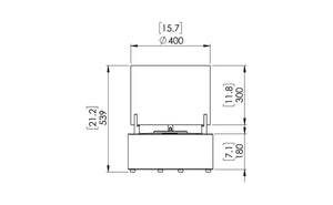 EcoSmart Fire - Free standing - T-Lite 8