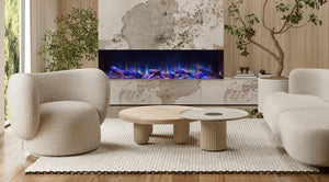 Advanced Fires Landscape Media Wall Electric Fire