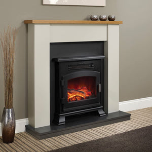 Be Modern Ravensdale Electric Fireplace in Stone Finish - ExpertFires