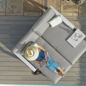Maze Amalfi Double Sunlounger Set with Side Table