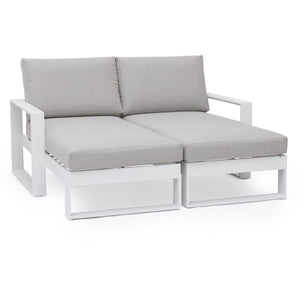 Maze Amalfi Double Sunlounger Set with Side Table