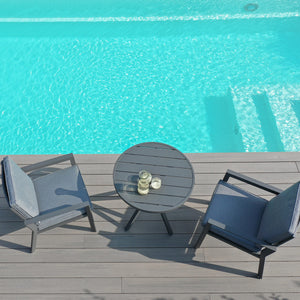 Maze New York 3 Piece Bistro Set