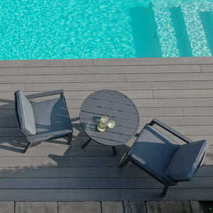 Maze New York 3 Piece Bistro Set