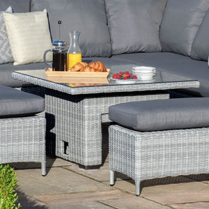 Maze Ascot Square Corner Dining Set with Rising Table