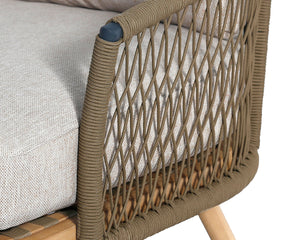 Maze Bali Double Sunlounger Set & Side Table
