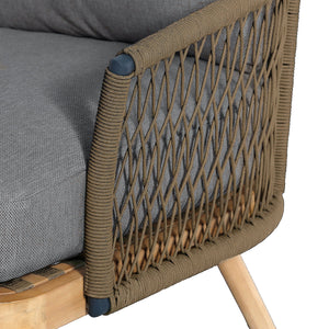 Maze Bali Double Sunlounger Set & Side Table