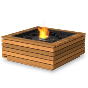 Base 30 Square Fire Pit Table Bio Ethanol  - EcoSmart Fire - ExpertFires
