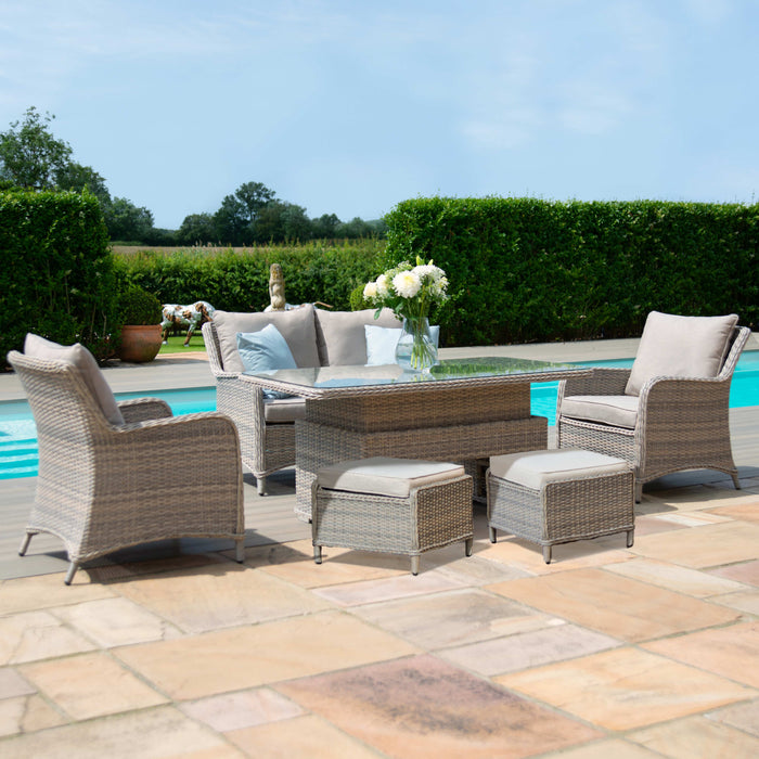 Maze Cotswold 2 Seat Sofa Dining with Rising Table