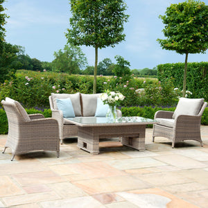 Maze Cotswold 2 Seat Sofa Dining with Rising Table
