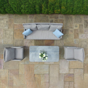 Maze Cotswold 3 Seat Sofa Dining with Rising Table