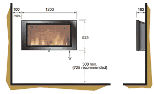 SP16 LED Wall Hung Electric Fire - ExpertFires