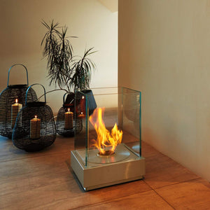 Mini T Tabletop Square Bio Ethanol Fire Pit -EcoSmart Fire - ExpertFires