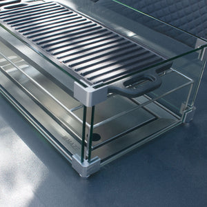 Maze Pulse Left Handed Rectangular Corner Dining Set with Fire Pit