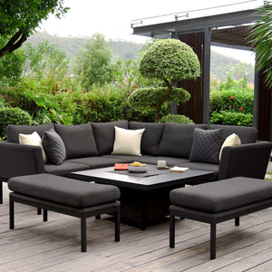 Maze Pulse Square Corner Dining Set with Rising Table