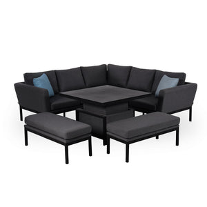 Maze Pulse Square Corner Dining Set with Rising Table