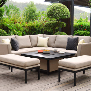 Maze Pulse Square Corner Dining Set with Rising Table