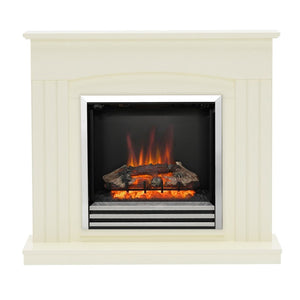 Be Modern Linmere Electric Fireplace in Almond Stone - ExpertFires