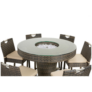Maze 6 Seat Round Bar Set with Ice Bucket