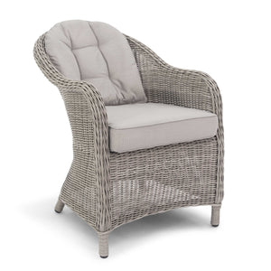 Maze Oxford 8 Seat Oval Ice Bucket Dining Set with Heritage Chairs and Lazy Susan
