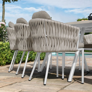 Maze Marina 6 Seat Oval Dining Set