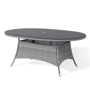 Maze Santorini 6 Seat Oval Dining Set