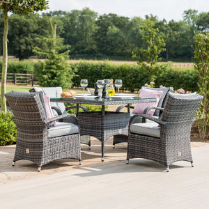 Maze Texas 4 Seat Square Dining Set