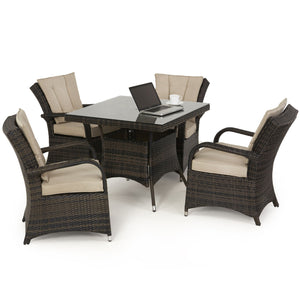 Maze Texas 4 Seat Square Dining Set