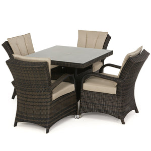 Maze Texas 4 Seat Square Dining Set