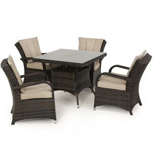 Maze Texas 4 Seat Square Dining Set