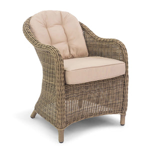 Maze Winchester 8 Seat Oval Ice Bucket Dining Set with Heritage Chairs and Lazy Susan