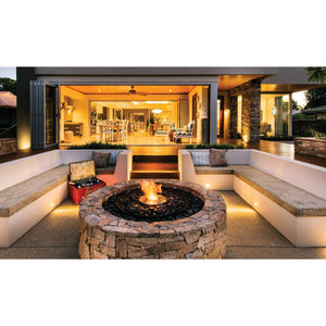 Round AB8 Ethanol Fire Burner - EcoSmart Fire - ExpertFires