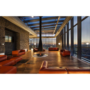 Round AB8 Ethanol Fire Burner - EcoSmart Fire - ExpertFires
