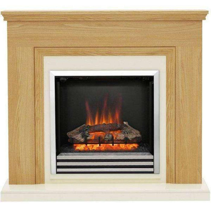 Be Modern Stanton Electric Fireplace in Natural Oak