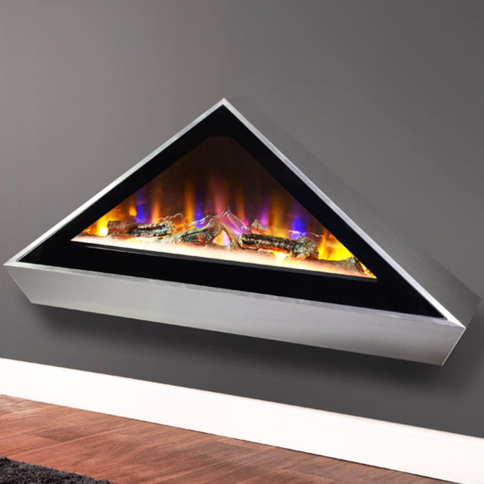 Celsi Electriflame VR Louvre Wall Mounted Electric Fireplace