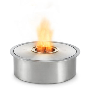 Round AB8 Ethanol Fire Burner - EcoSmart Fire - ExpertFires