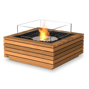 Base 30 Square Fire Pit Table Bio Ethanol  - EcoSmart Fire - ExpertFires