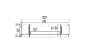 EcoSmart Flex 104LC.BX2 Left Corner Fireplace Insert - ExpertFires