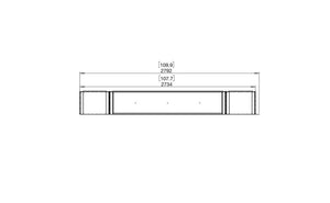 EcoSmart Flex 104LC.BX2 Left Corner Fireplace Insert - ExpertFires