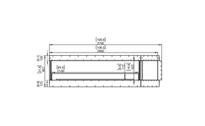 EcoSmart Flex 104LC.BXR Left Corner Fireplace Insert - ExpertFires