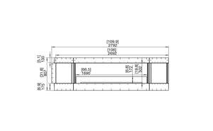 Flex 104RC.BX2 Right Corner Fireplace Insert - ExpertFires