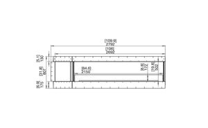 Flex 104RC.BXL Right Corner Fireplace Insert - ExpertFires