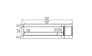 Flex 104RC.BXR Right Corner Fireplace Insert - ExpertFires