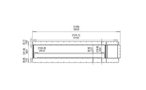 EcoSmart Flex 122LC.BXR Left Corner Fireplace Insert - ExpertFires