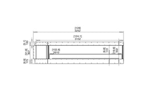 Flex 122RC.BXL Right Corner Fireplace Insert - ExpertFires