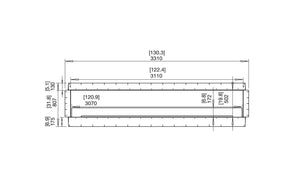 EcoSmart Flex 122SS Single Sided Fireplace Insert