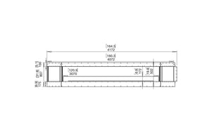 EcoSmart Flex 140LC.BX2 Left Corner Fireplace Insert - ExpertFires